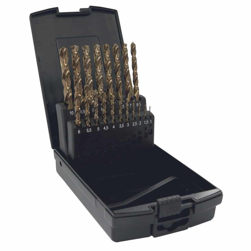 DART THSSSET19  19 Piece HSS TiN Coated Twist Drill Set