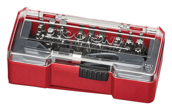 Teng Tools TJ028 Bit Set With Belt Clip Mixed 28 Pieces