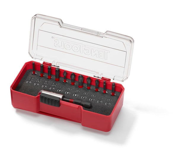 Teng Tools TJ1412 Impact Bit Set Construction With Belt Clip Mixed 12 Pieces