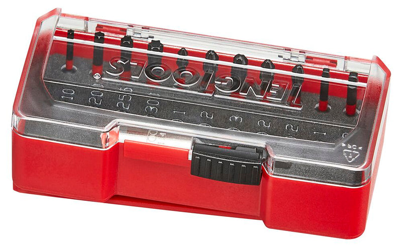 Teng Tools TJ1412 Impact Bit Set Construction With Belt Clip Mixed 12 Pieces