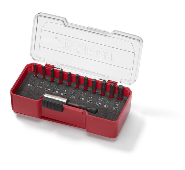 Teng Tools TJ1414 Impact Bit Set With Belt Clip TX 12 Pieces