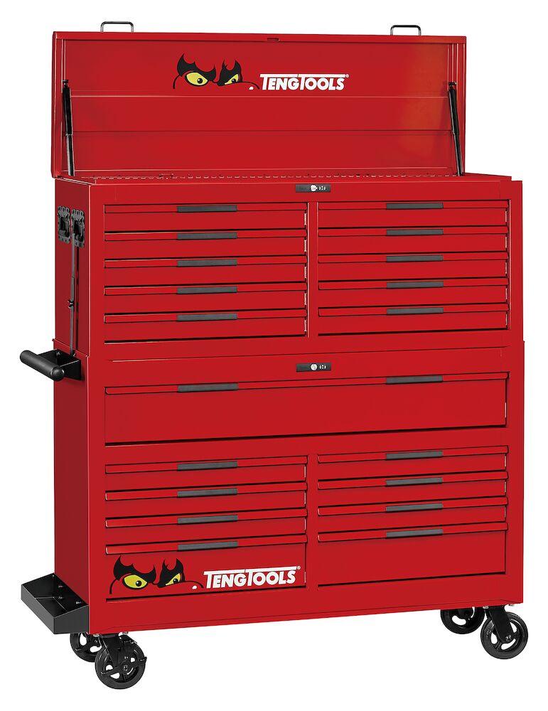 Teng Tools TKS53R1295T 53" PRO35™ Monster stack tool kit 1295 pieces red