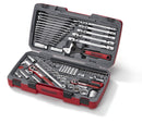 Teng Tools TM106 Socket Set 1/4", 3/8" and 1/2" Drive 106 Pieces
