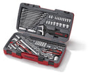 Teng Tools TM127 MECCA PRO 1/4", 3/8" & 1/2" Socket & Tool Set mm/AF 127 Pieces