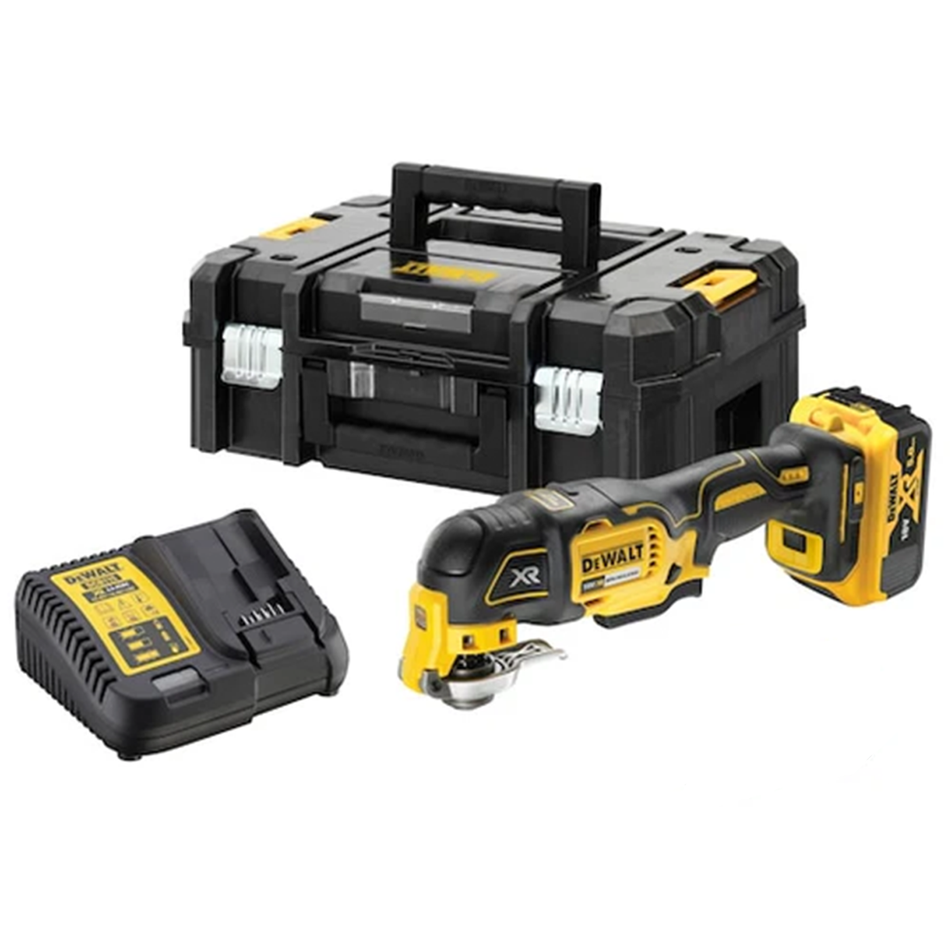 DeWalt DCS356P1-GB 18V XR Brushless 3 Speed Oscillating Speed Multi-Tool - 1 X 5Ah