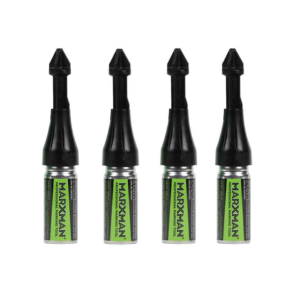 MarXman Deep Hole (over 50mm & up to 100mm) Professional Marking Tool - Pack Of 4