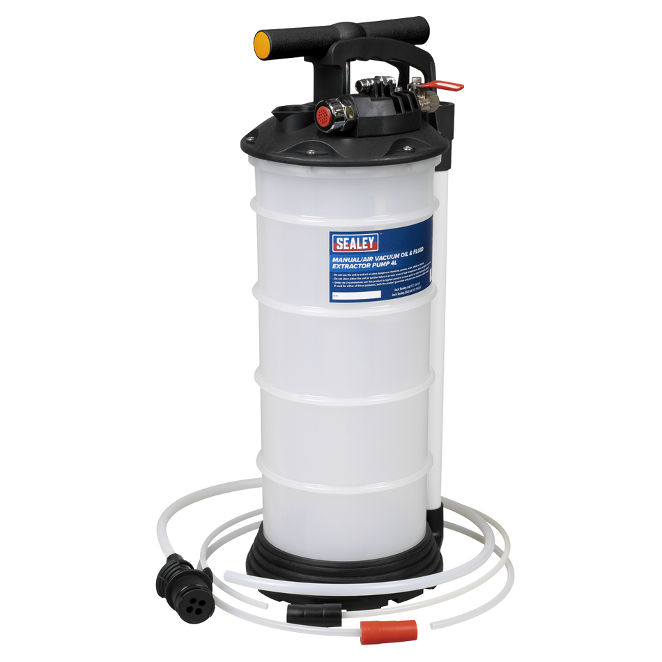 Sealey TP6900 4L Manual/Air Vacuum Oil & Fluid Extractor Pump