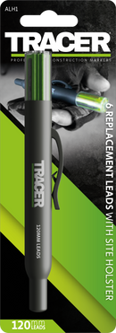 TRACER ALH1 6pc Replacement Lead Holster w/ 4x 2B Graphite Leads, 2x Yellow Leads & TRACER ALH1 Site Holster