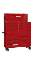 Teng Tools TSS53R19 53" PRO35™ stack tool storage 19 drawers red