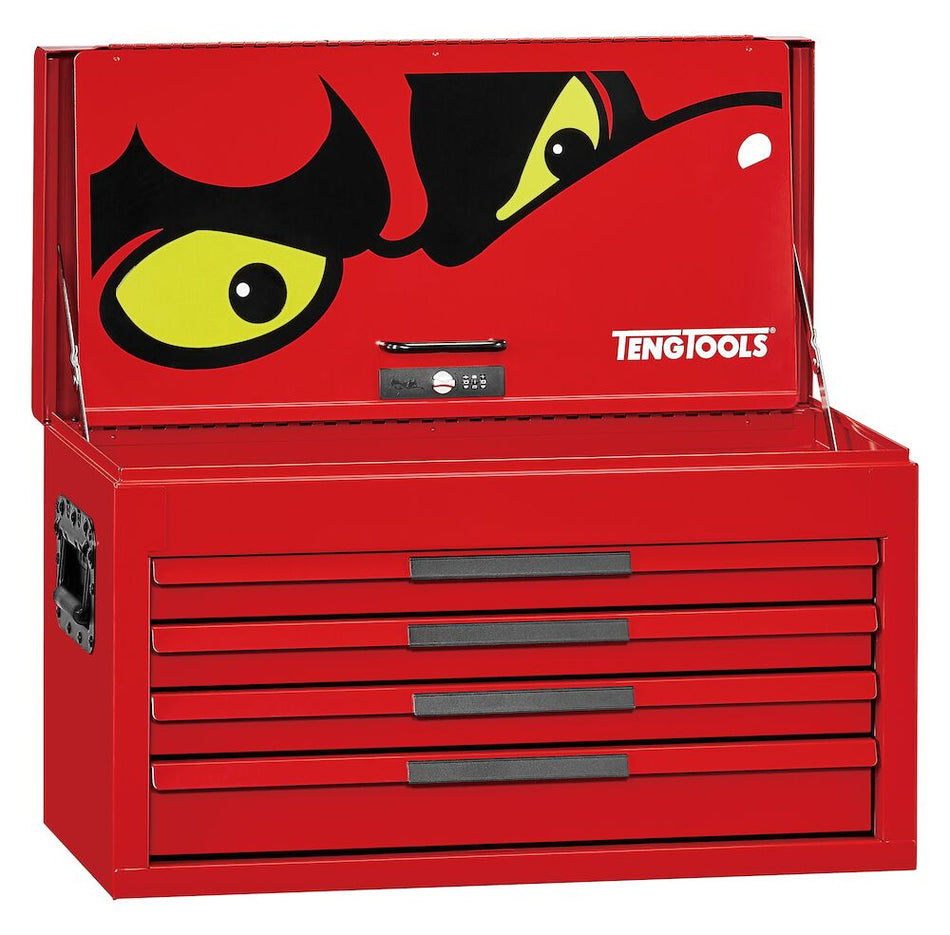 Teng Tools TST26R4 26" PRO35 tool chest 4 drawers red