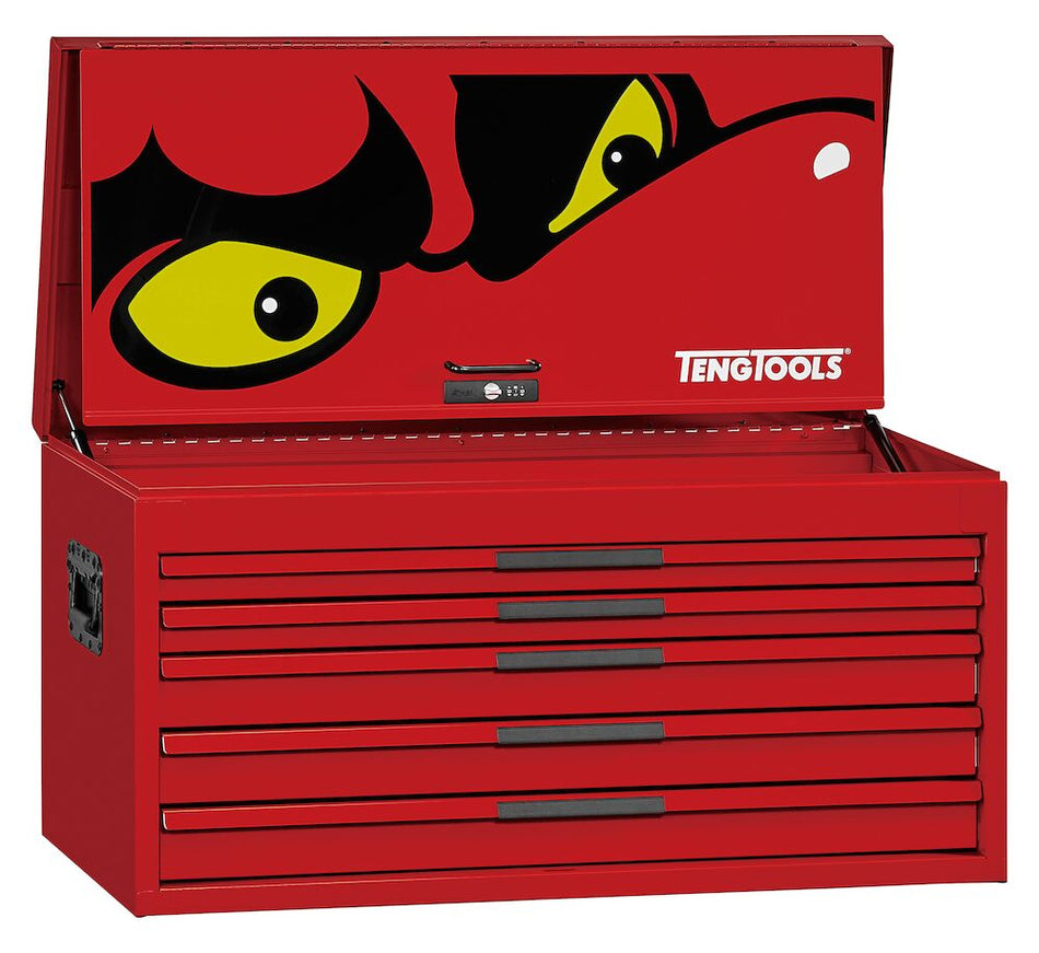 Teng Tools TST37R5F 37" PRO35 tool chest 5 drawers red