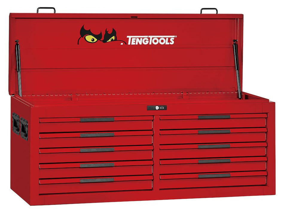 Teng Tools TST53R10F 53" PRO35 tool chest 10 drawers red