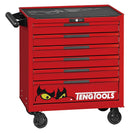 Teng Tools TSW26R6L 26" PRO35ª low roller cabinet 6 drawers red