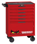Teng Tools TSW26R6 26" PRO35ª roller cabinet 6 drawers red