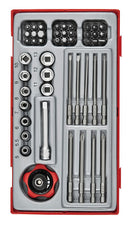 Teng Tools TT1448 1/4" Socket & Bits Set TT1 48 Pieces