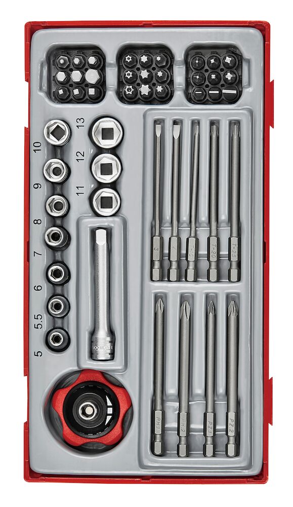 Teng Tools TT1448 1/4" Socket & Bits Set TT1 48 Pieces