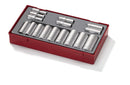 Teng Tools TT381612 3/8" Socket Set 12 pt TT1 16 Pieces