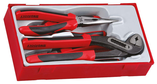 Teng Tools TT440-T Plier Set TPR Grip TT1 4 Pieces