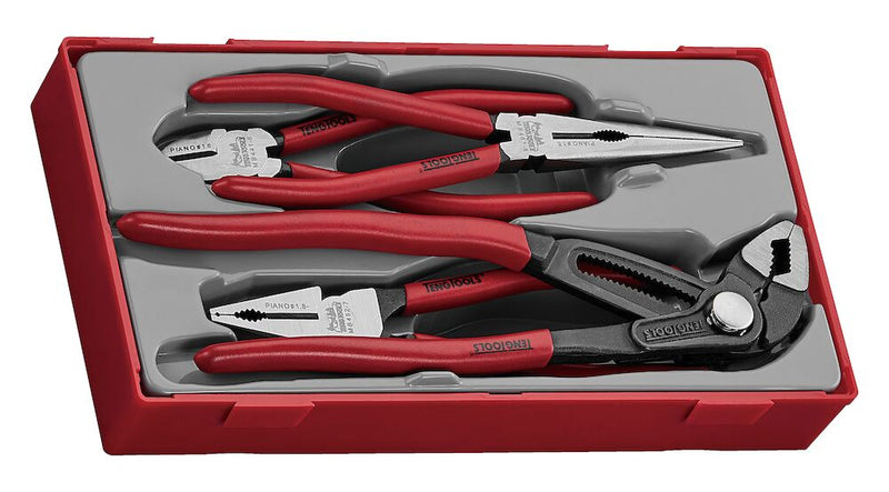 Teng Tools TT440Q Plier Set Vinyl Grip Q TT1 4 Pieces