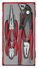 Teng Tools TT440Q Plier Set Vinyl Grip Q TT1 4 Pieces