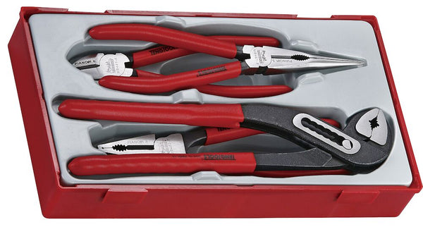 Teng Tools TT440 Plier Set Vinyl Grip TT1 4 Pieces