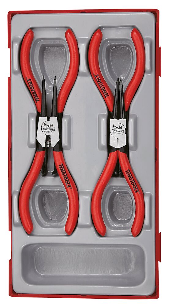 Teng Tools TT474-5 Circlip Plier Set 12-25 mm TT1 4 Pieces