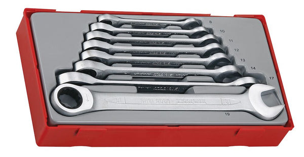 Teng Tools TT6508RS Ratcheting Combination Spanner Set RS TT1 8 Pieces