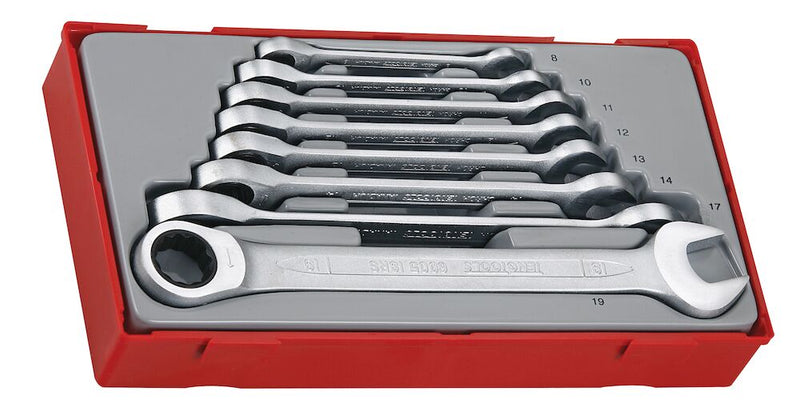 Teng Tools TT6508RS Ratcheting Combination Spanner Set RS TT1 8 Pieces