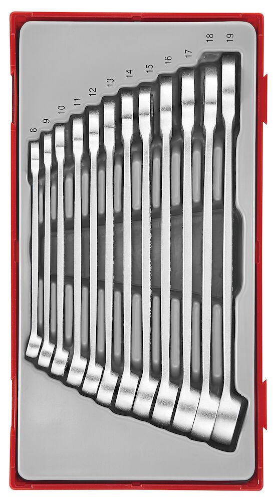 Teng Tools TT8012 Combination Spanner Set Anti Slip TT1 12 Pieces