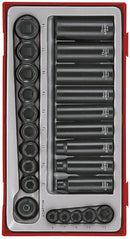 Teng Tools TT9024 1/4" & 3/8" Impact Socket Set ANSI TT1 24 Pieces