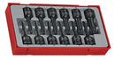Teng Tools TT9212TX 1/2" TX Impact Socket Set DIN TT1 12 Pieces