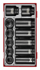 Teng Tools TT9212 1/2" Impact Socket Set DIN TT1 14 Pieces