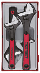Teng Tools TTADJ04 Adjustable Wrench Set TT1 4 Pieces
