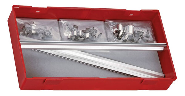 Teng Tools TTALU Clip Rail Set TT1 32 Pieces