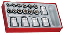 Teng Tools TTBE18 Stud Extractor Set TT1 18 Pieces