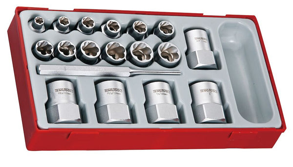 Teng Tools TTBE18 Stud Extractor Set TT1 18 Pieces