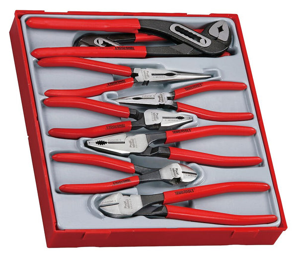 Teng Tools TTD441 Plier Set Vinyl Grip TT2 8 Pieces