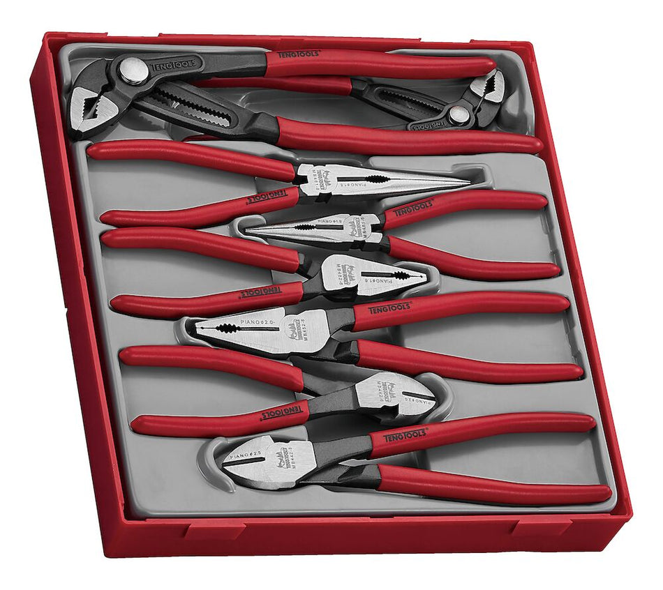 Teng Tools TTD441Q Plier Set Vinyl Grip Q TT2 8 Pieces