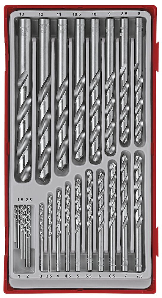 Teng Tools TTDB28 Drill Bit Set 1.0-13.0 mm TT1 28 Pieces