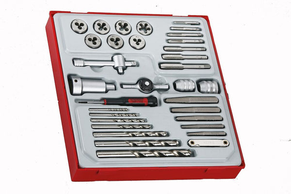 Teng Tools TTDTD34 Tap and Die Set TT2 34 Pieces