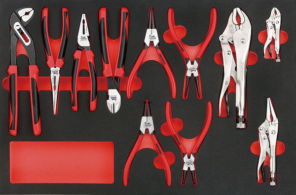 Teng Tools TTEMB11 Plier Set 11 Pieces EVA Tray