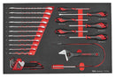 Teng Tools TTESP28 Spanner and Screwdriver Set 28 Pieces EVA Tray