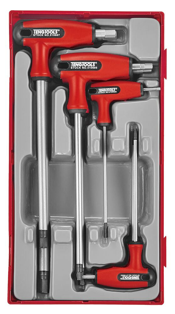 Teng Tools TTHEX7S T-Handle Hex Key Set TT1 7 Pieces