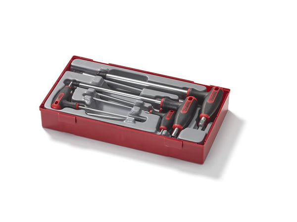 Teng Tools TTHEX7 T-Handle Ball Point Hex Key Set TT1 7 Pieces