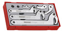 Teng Tools TTHP08 Hook & Pin Wrench Set TT1 8 Pieces