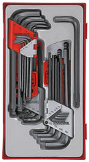 Teng Tools TTHT28 Ball Point Hex & TX Key Set TT1 28 Pieces