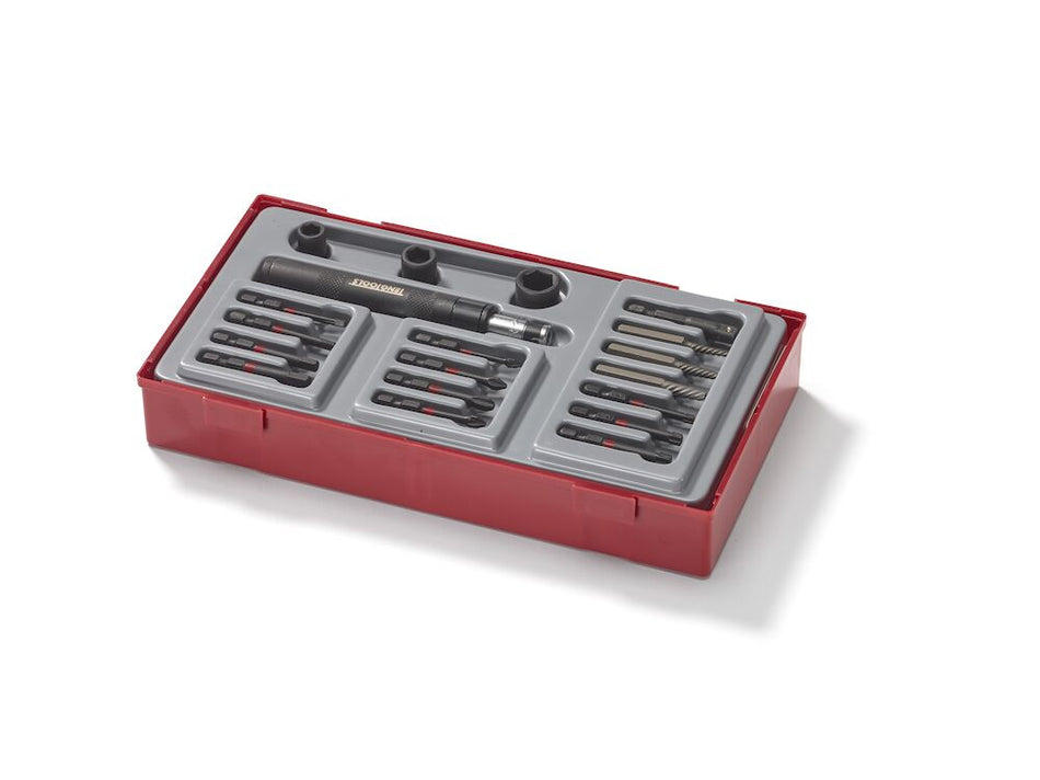 Teng Tools TTID19 1/4" Impact Driver Set TT1 19 Pieces
