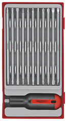 Teng Tools TTMD12D Screwdriver Blade Set Mixed TT1 12 Pieces