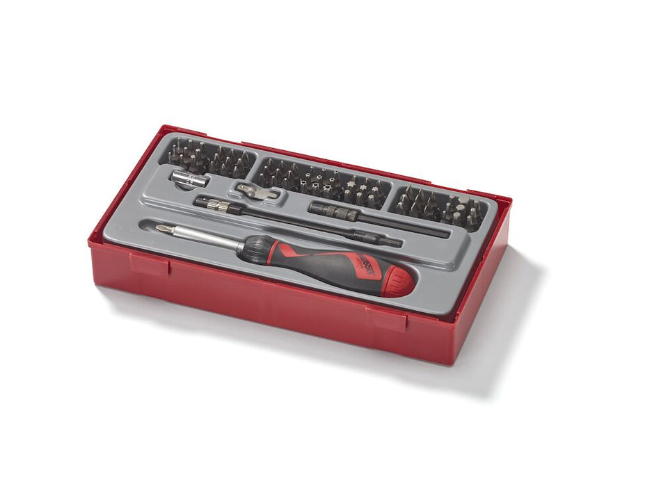 Teng Tools TTMD74 Ratcheting Screwdriver Bit Set TT1 74 Pieces