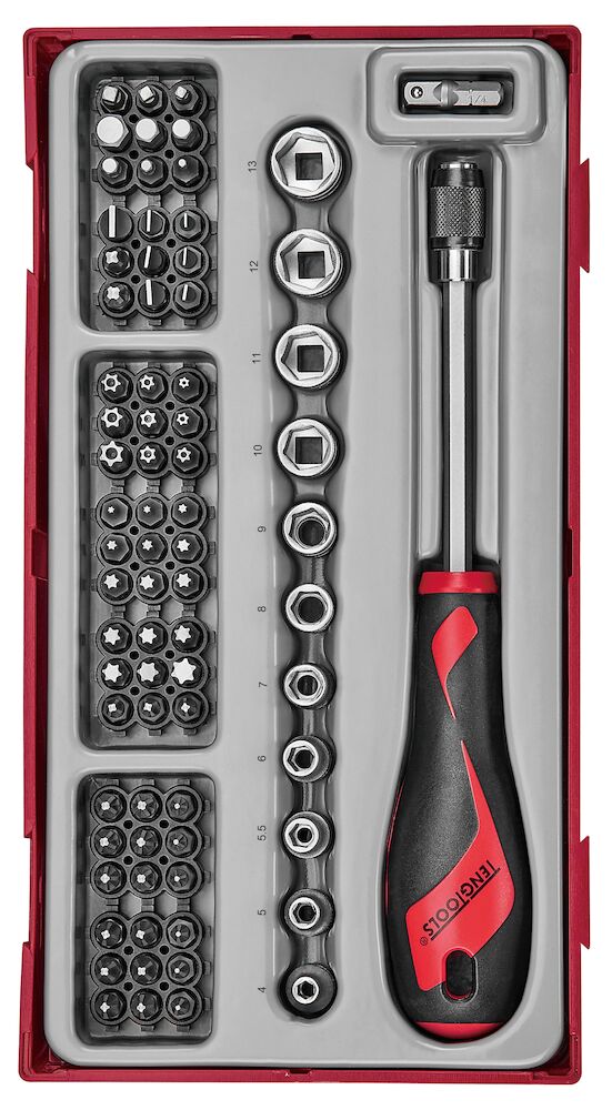 Teng Tools TTMDQ76 Bits Driver Set TT1 76 Pieces